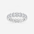 GWA007 - product video for 4 ctw Oval Lab Grown Diamond Eternity Band - 5mm Width