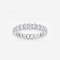 GWA007 - 2 ctw Oval Lab Grown Diamond Eternity Band - 3.7mm Width