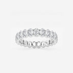 GWA007 - product video for 2 ctw Oval Lab Grown Diamond Eternity Band - 3.7mm Width