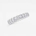 GWA007 - Additional Image 1 for  2 ctw Oval Lab Grown Diamond Eternity Band - 3.7mm Width