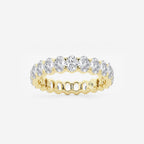 GWA007 - product video for 2 ctw Oval Lab Grown Diamond Eternity Band - 3.7mm Width