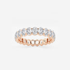 GWA007 - product video for 2 ctw Oval Lab Grown Diamond Eternity Band - 3.7mm Width
