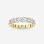 GWA007 - product video for 3 ctw Oval Lab Grown Diamond Eternity Band - 4.3mm Width