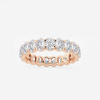 GWA007 - product video for 3 ctw Oval Lab Grown Diamond Eternity Band - 4.3mm Width