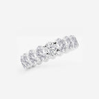 GWA007 - Additional Image 1 for  4 ctw Oval Lab Grown Diamond Eternity Band - 5mm Width