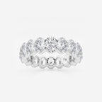 GWA007 - product video for 5 ctw Oval Lab Grown Diamond Eternity Band - 5.5mm Width