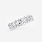GWA007 - Additional Image 1 for  5 ctw Oval Lab Grown Diamond Eternity Band - 5.5mm Width