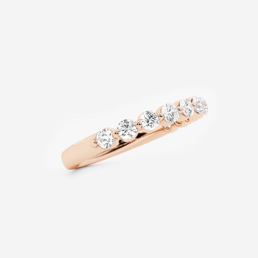 GWA008 - Additional Image 1 for  1/2 ctw Round Lab Grown Diamond Floating Wedding Band