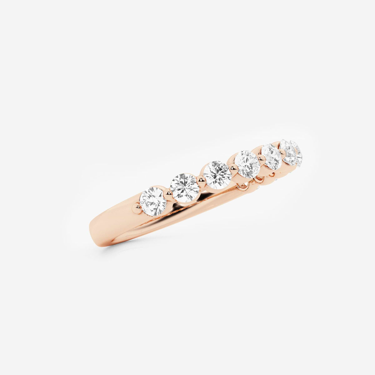 GWA008 - Additional Image 1 for  1/2 ctw Round Lab Grown Diamond Floating Wedding Band