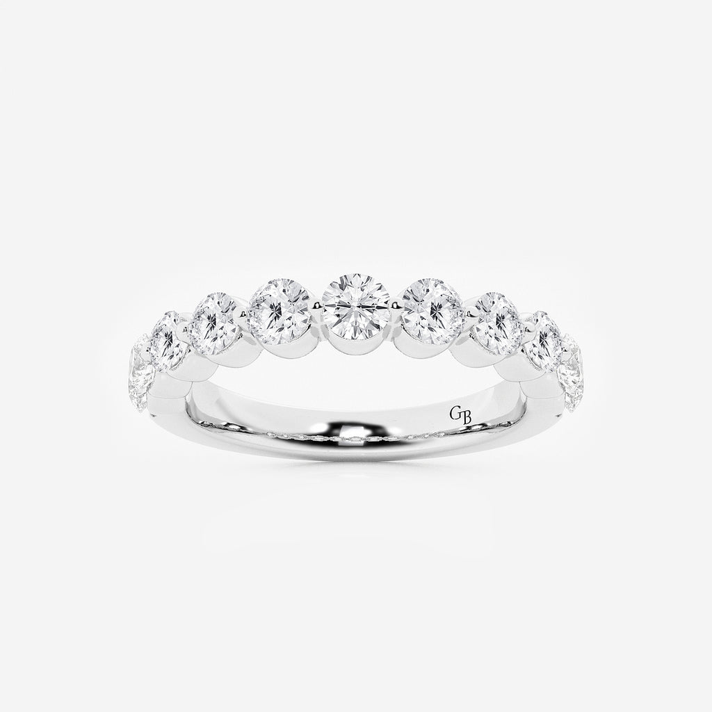 GWA008 - product video for 1 ctw Round Lab Grown Diamond Floating Wedding Band