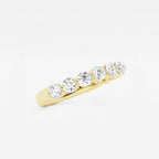 GWA008 - Additional Image 1 for  1 ctw Round Lab Grown Diamond Floating Wedding Band