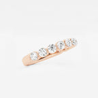 GWA008 - Additional Image 1 for  1 ctw Round Lab Grown Diamond Floating Wedding Band