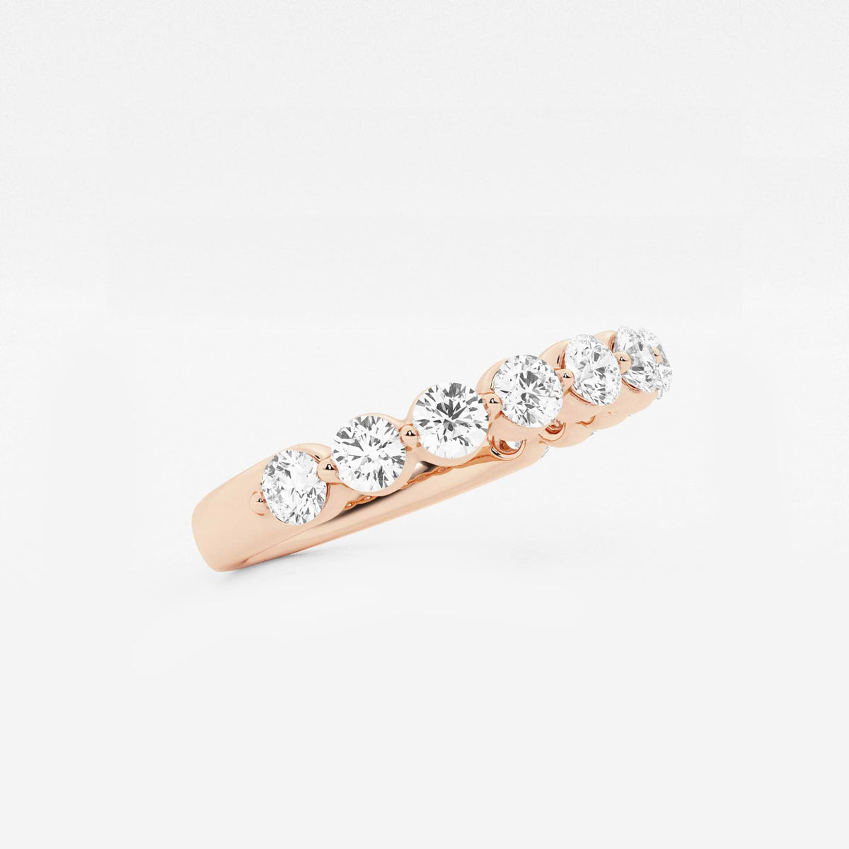 GWA008 - Additional Image 1 for  1 ctw Round Lab Grown Diamond Floating Wedding Band