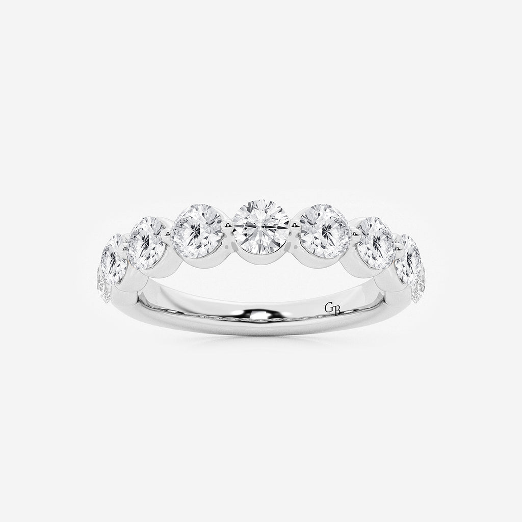 GWA008 - product video for 1 1/2 ctw Round Lab Grown Diamond Floating Wedding Band