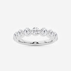 GWA008 - product video for 1 1/2 ctw Round Lab Grown Diamond Floating Wedding Band