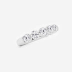 GWA008 - Additional Image 1 for  1 1/2 ctw Round Lab Grown Diamond Floating Wedding Band