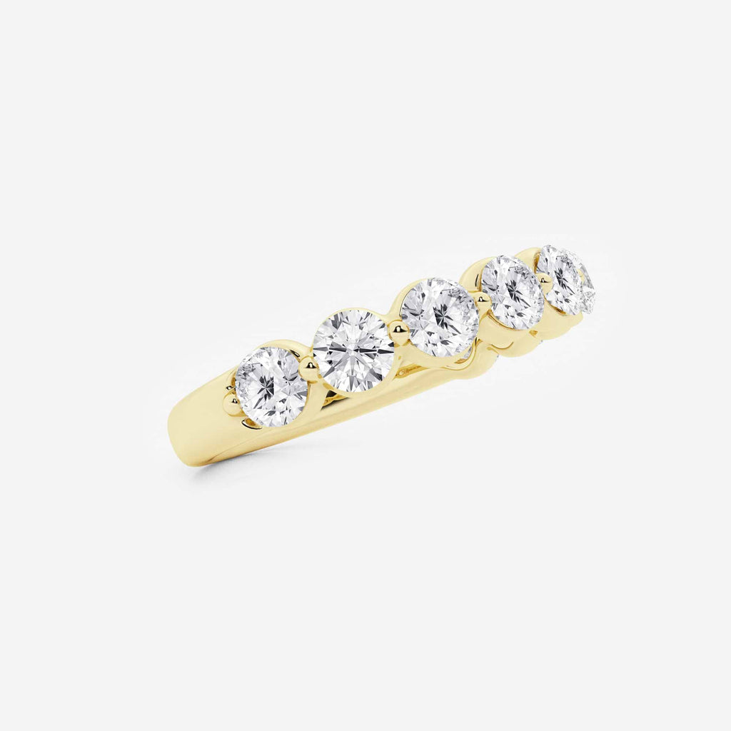 GWA008 - Additional Image 1 for  1 1/2 ctw Round Lab Grown Diamond Floating Wedding Band