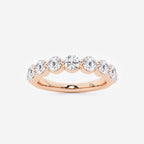 GWA008 - 1 1/2 ctw Round Lab Grown Diamond Floating Wedding Band
