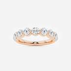 GWA008 - product video for 1 1/2 ctw Round Lab Grown Diamond Floating Wedding Band