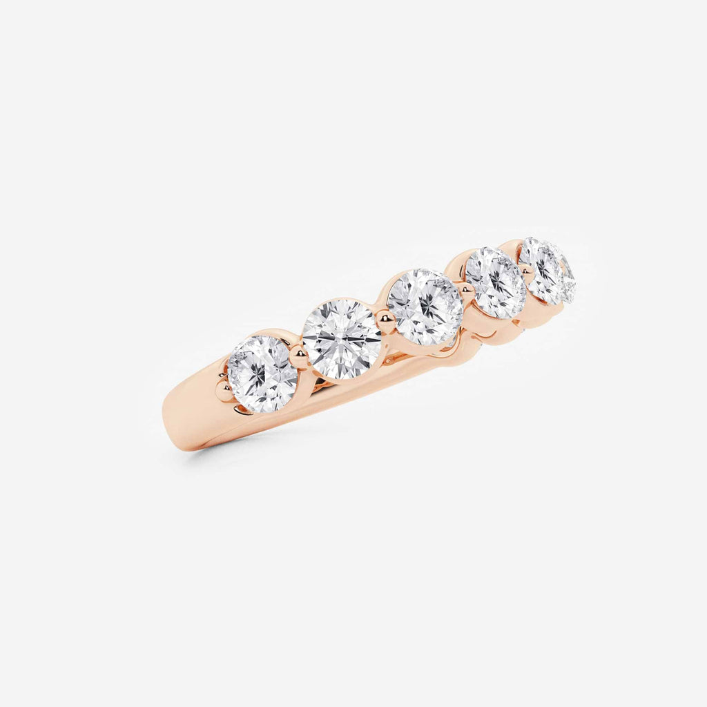 GWA008 - Additional Image 1 for  1 1/2 ctw Round Lab Grown Diamond Floating Wedding Band