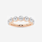 GWA008 - product video for 2 ctw Round Lab Grown Diamond Floating Wedding Band