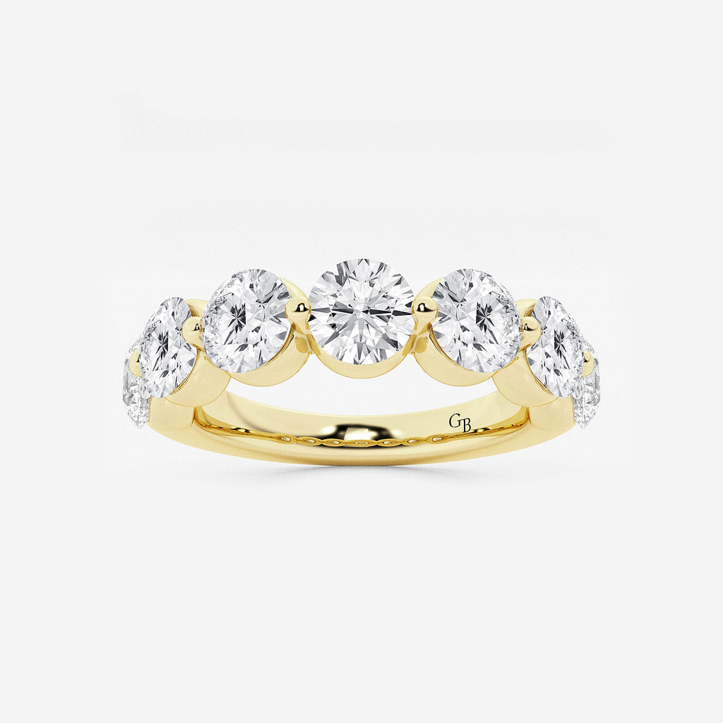 GWA008 - product video for 3 ctw Round Lab Grown Diamond Floating Anniversary Band