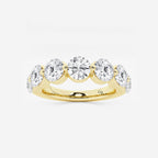 GWA008 - product video for 3 ctw Round Lab Grown Diamond Floating Anniversary Band
