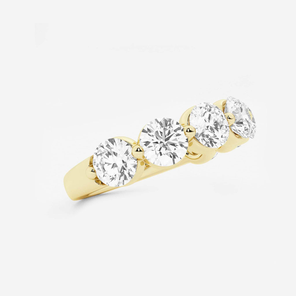 GWA008 - Additional Image 1 for  3 ctw Round Lab Grown Diamond Floating Anniversary Band