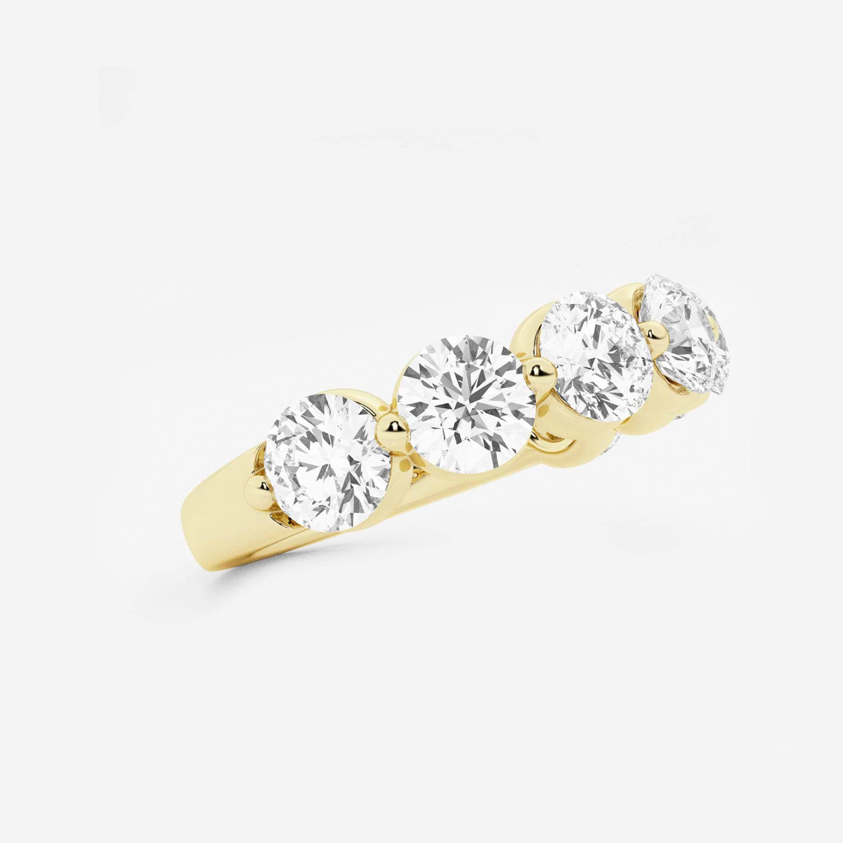 GWA008 - Additional Image 1 for  3 ctw Round Lab Grown Diamond Floating Anniversary Band