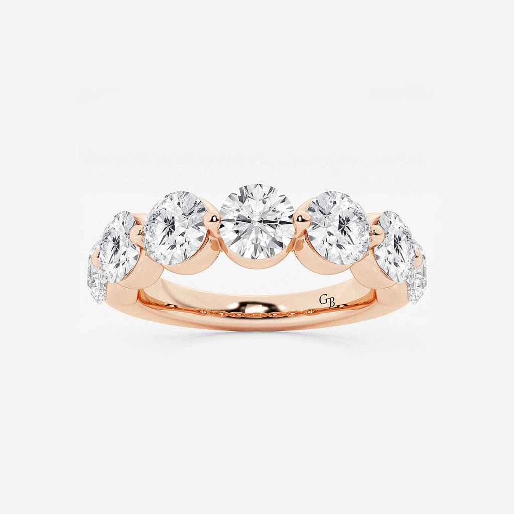 GWA008 - product video for 3 ctw Round Lab Grown Diamond Floating Anniversary Band