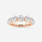 GWA008 - product video for 3 ctw Round Lab Grown Diamond Floating Anniversary Band