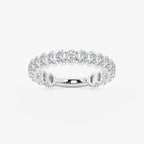 GWA010 - product video for 1 1/2 ctw Oval Lab Grown Diamond Three Quarter Eternity Wedding Band