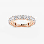 GWA010 - product video for 2 ctw Oval Lab Grown Diamond Three Quarter Eternity Wedding Band