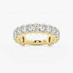 GWA010 - product video for 3 ctw Oval Lab Grown Diamond Three Quarter Eternity Wedding Band