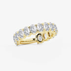 GWA010 - Additional Image 1 for  3 ctw Oval Lab Grown Diamond Three Quarter Eternity Wedding Band