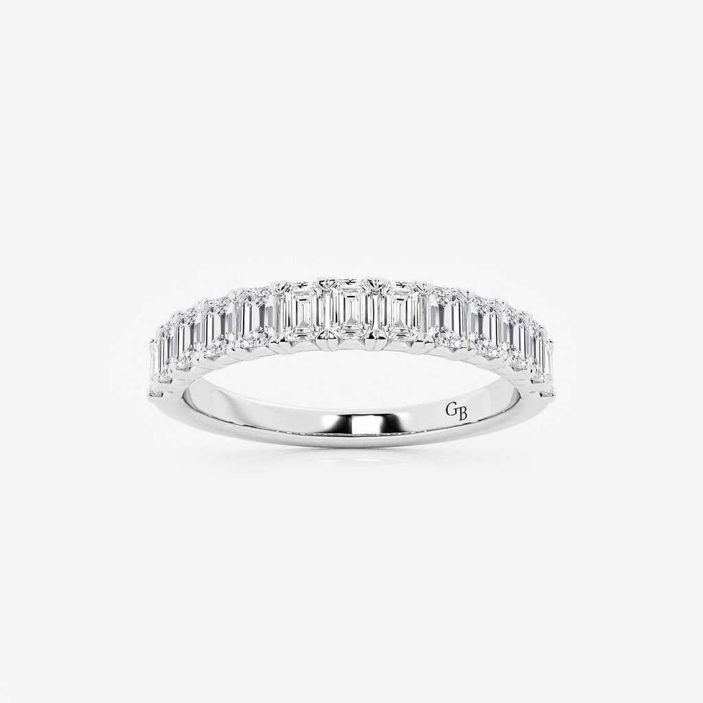 GWA011 - product video for 1 ctw Emerald Lab Grown Diamond Wedding Band