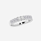 GWA011 - Additional Image 1 for  1 1/2 ctw Emerald Lab Grown Diamond Wedding Band