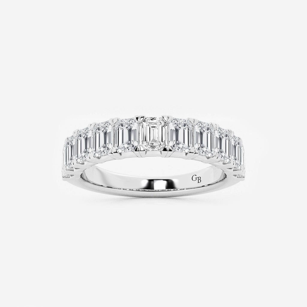 GWA011 - product video for 2 ctw Emerald Lab Grown Diamond Wedding Band