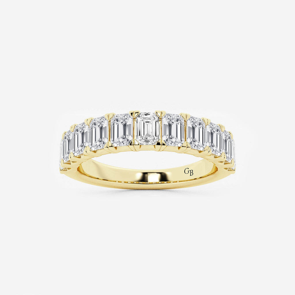GWA011 - product video for 2 ctw Emerald Lab Grown Diamond Wedding Band