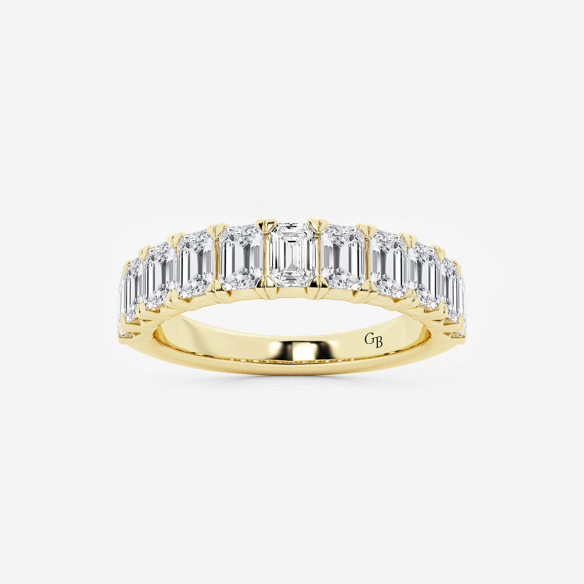 GWA011 - product video for 2 ctw Emerald Lab Grown Diamond Wedding Band