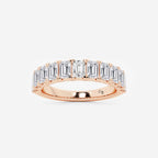 GWA011 - 2 ctw Emerald Lab Grown Diamond Wedding Band
