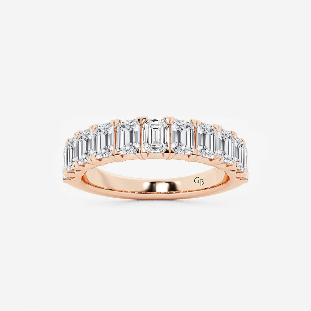 GWA011 - product video for 2 ctw Emerald Lab Grown Diamond Wedding Band