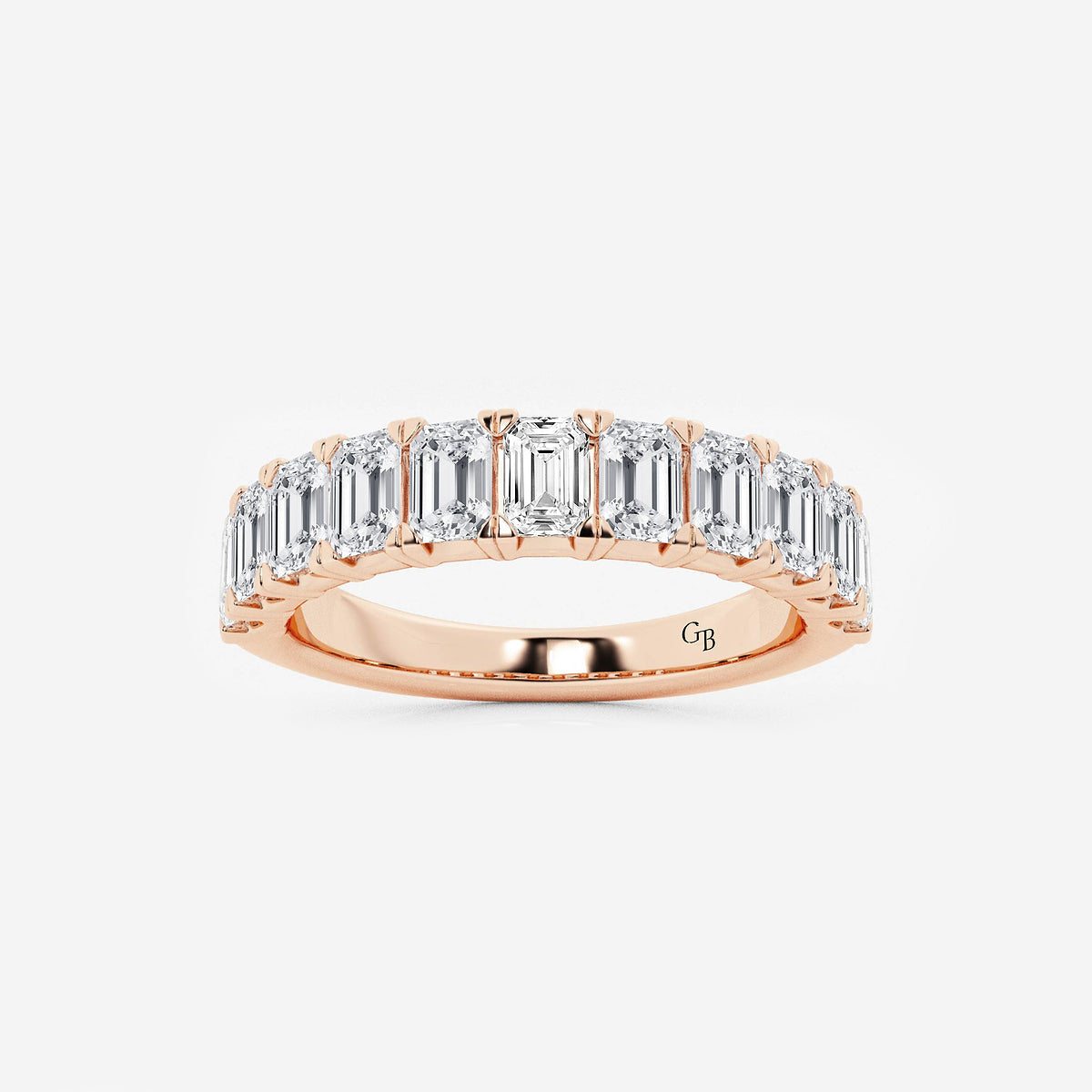 GWA011 - product video for 2 ctw Emerald Lab Grown Diamond Wedding Band