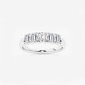 GWA012 - 1 ctw Emerald Lab Grown Diamond Five-Stone Anniversary Band