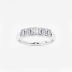 GWA012 - 1 ctw Emerald Lab Grown Diamond Five-Stone Anniversary Band