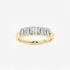 GWA012 - product video for 1 ctw Emerald Lab Grown Diamond Five-Stone Anniversary Band