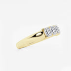 GWA012 - Additional Image 1 for  1 ctw Emerald Lab Grown Diamond Five-Stone Anniversary Band