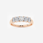 GWA012 - product video for 1 ctw Emerald Lab Grown Diamond Five-Stone Anniversary Band
