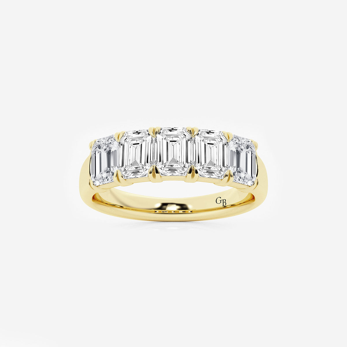 GWA012 - product video for 2 ctw Emerald Lab Grown Diamond Five-Stone Anniversary Band