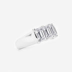 GWA012 - Additional Image 1 for  4 ctw Emerald Lab Grown Diamond Five-Stone Anniversary Band